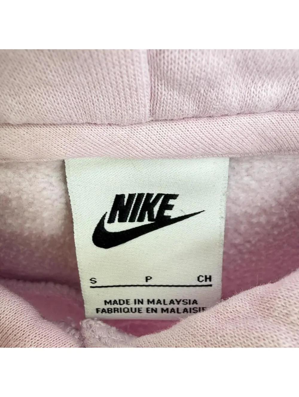 Nike Swoosh Sportswear Streetwear Athletic Hoodie Pink Pullover Women's Small